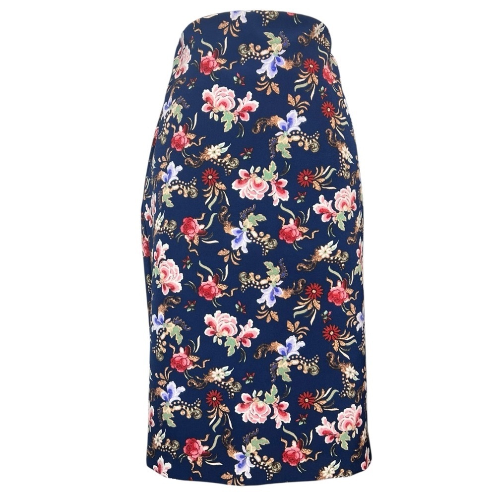 Philosophy Women’s Pencil Skirt Navy Floral Size 8